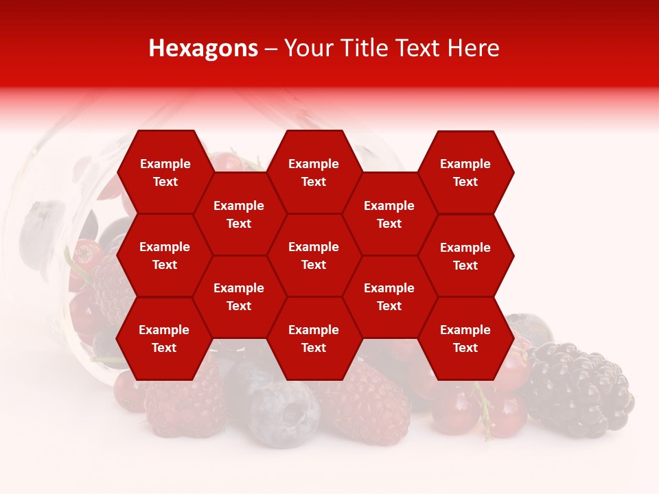 Dieting Raspberry Blackberry PowerPoint Template