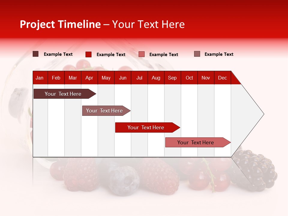 Dieting Raspberry Blackberry PowerPoint Template