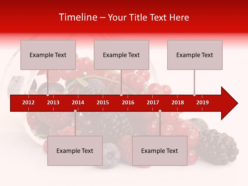 Dieting Raspberry Blackberry PowerPoint Template