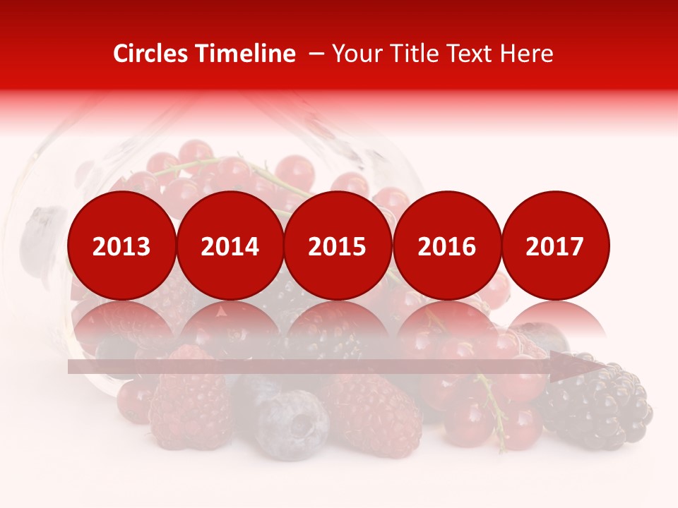 Dieting Raspberry Blackberry PowerPoint Template