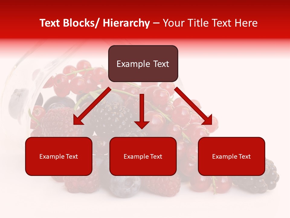 Dieting Raspberry Blackberry PowerPoint Template
