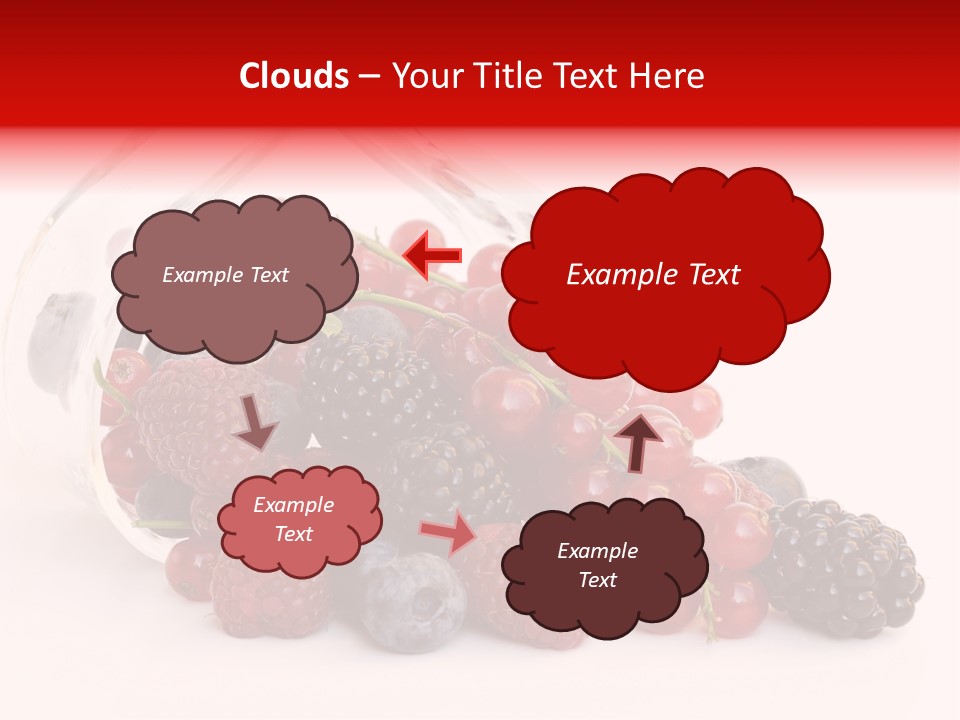 Dieting Raspberry Blackberry PowerPoint Template