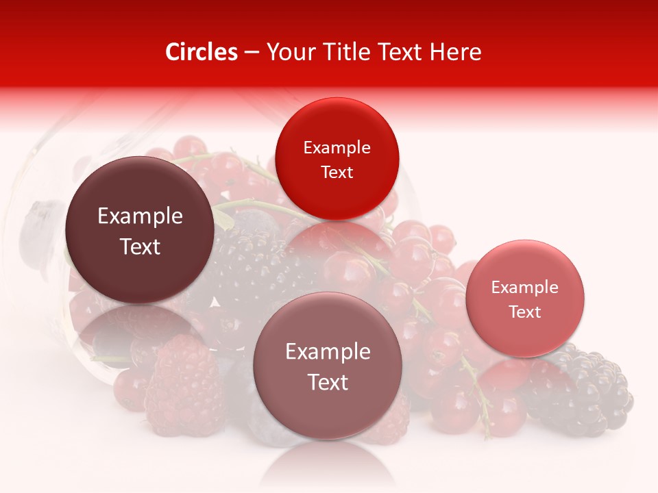 Dieting Raspberry Blackberry PowerPoint Template