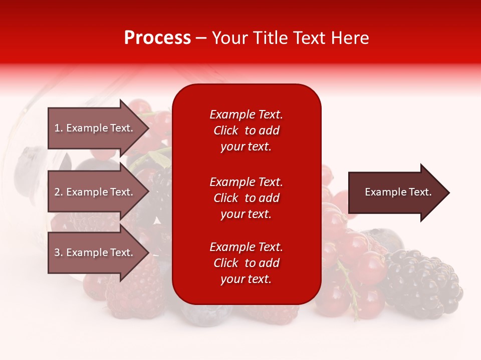 Dieting Raspberry Blackberry PowerPoint Template