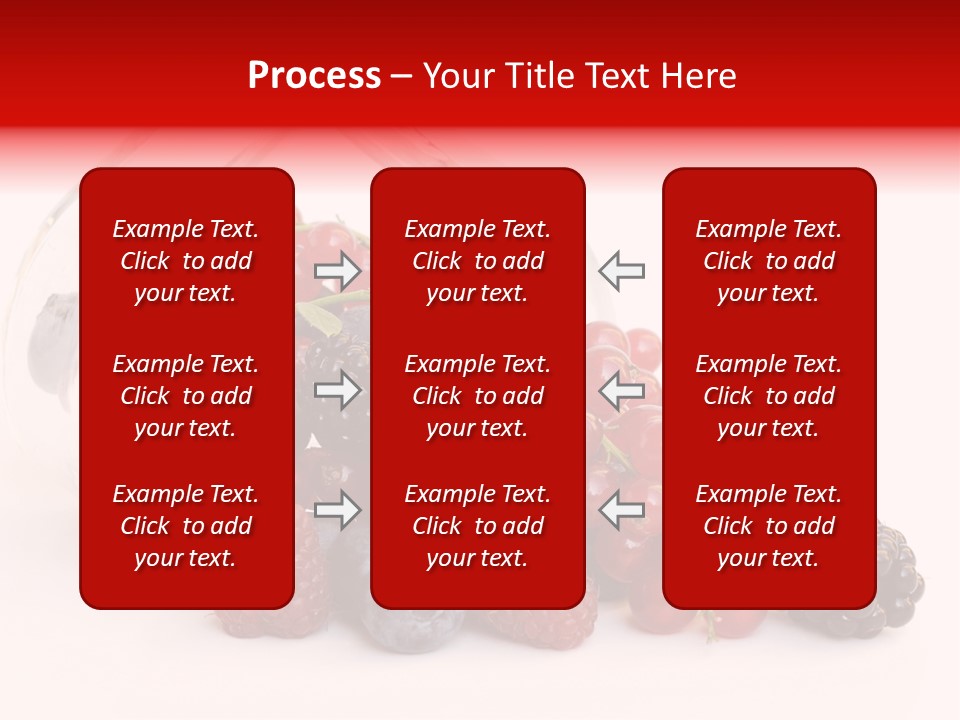 Dieting Raspberry Blackberry PowerPoint Template