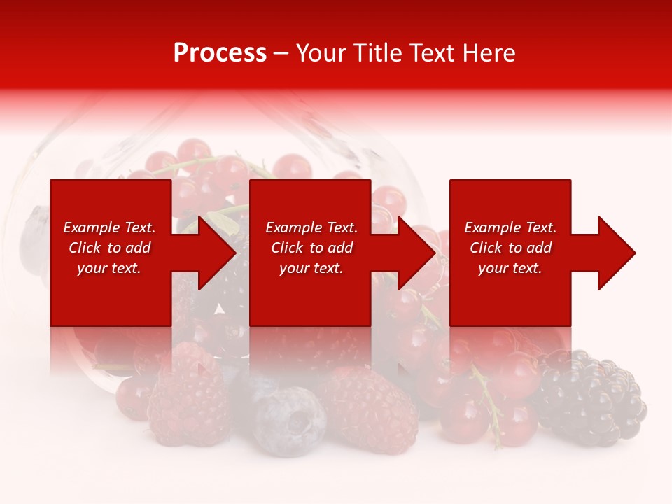 Dieting Raspberry Blackberry PowerPoint Template