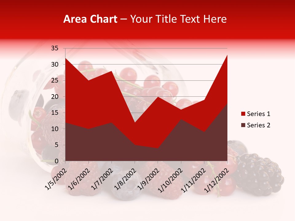 Dieting Raspberry Blackberry PowerPoint Template