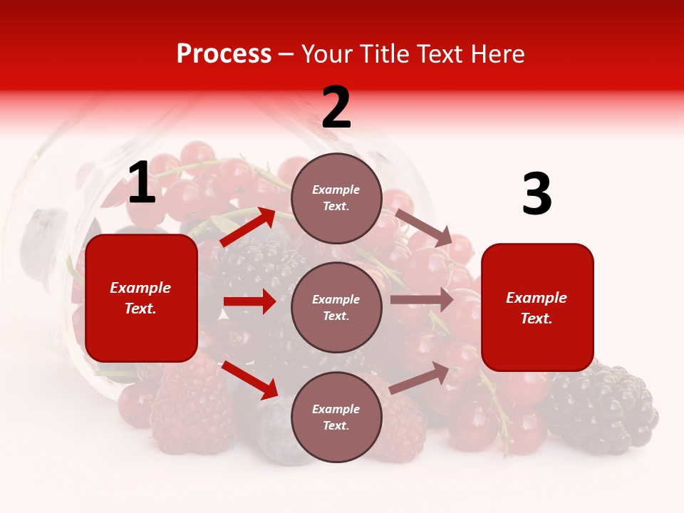 Dieting Raspberry Blackberry PowerPoint Template