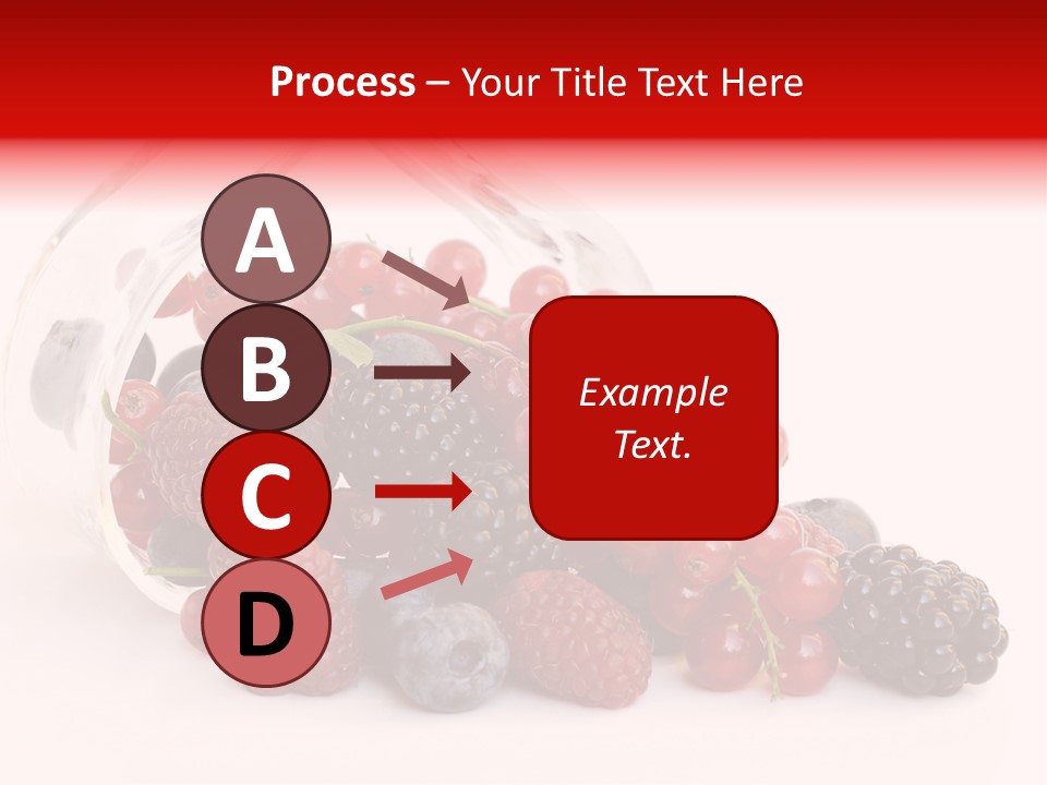 Dieting Raspberry Blackberry PowerPoint Template