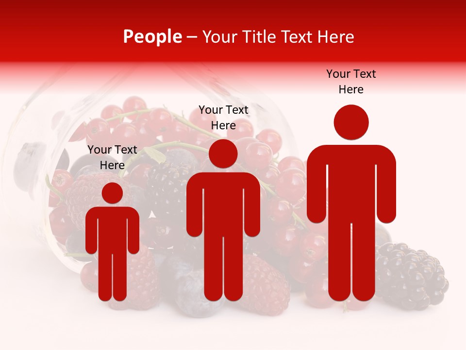 Dieting Raspberry Blackberry PowerPoint Template