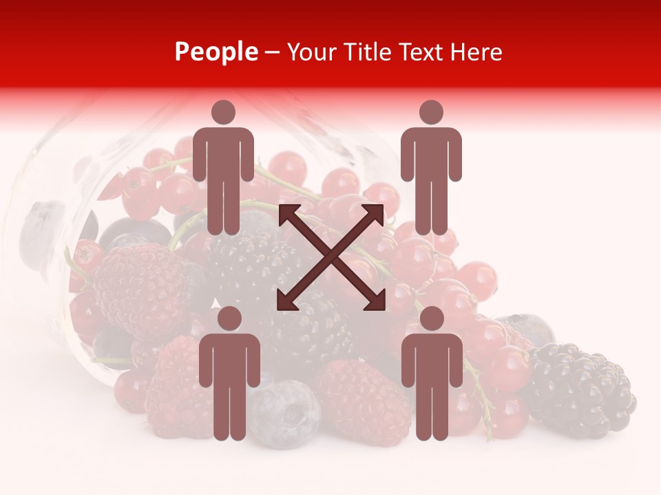 Dieting Raspberry Blackberry PowerPoint Template