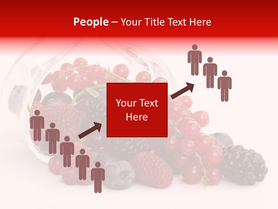 Dieting Raspberry Blackberry PowerPoint Template