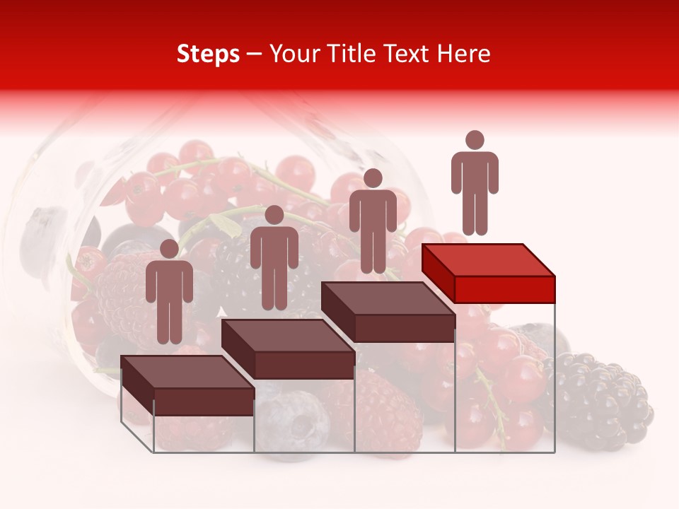 Dieting Raspberry Blackberry PowerPoint Template