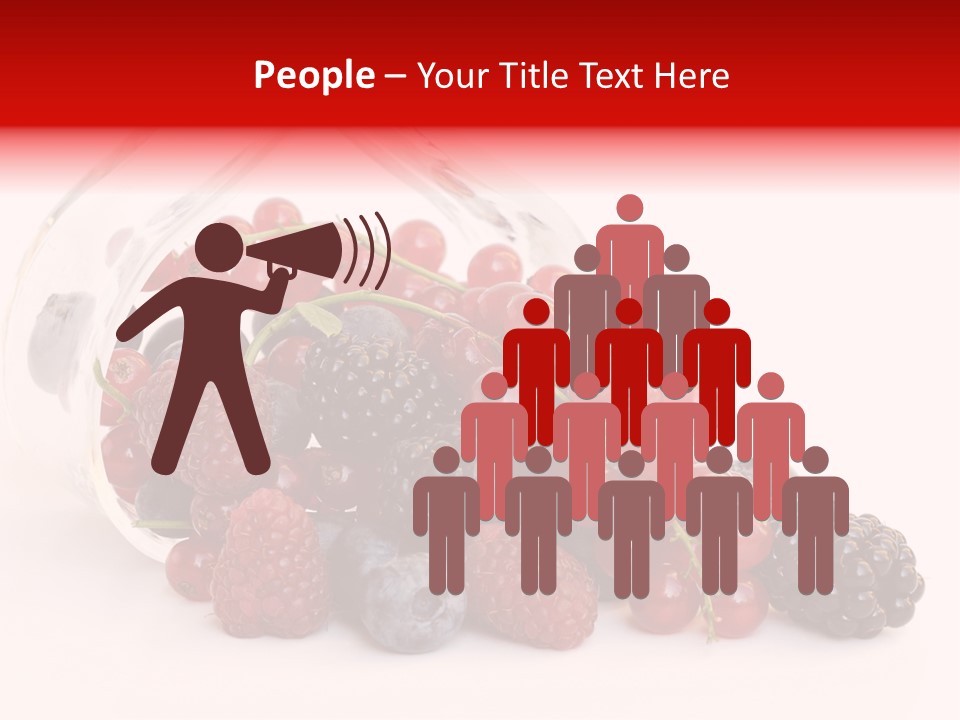 Dieting Raspberry Blackberry PowerPoint Template