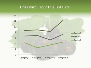 Leaf Ribes Nigrum On White PowerPoint Template