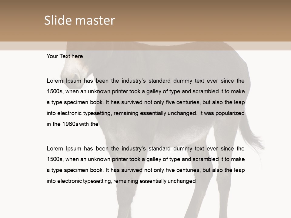 Ass Headstrong Dun PowerPoint Template