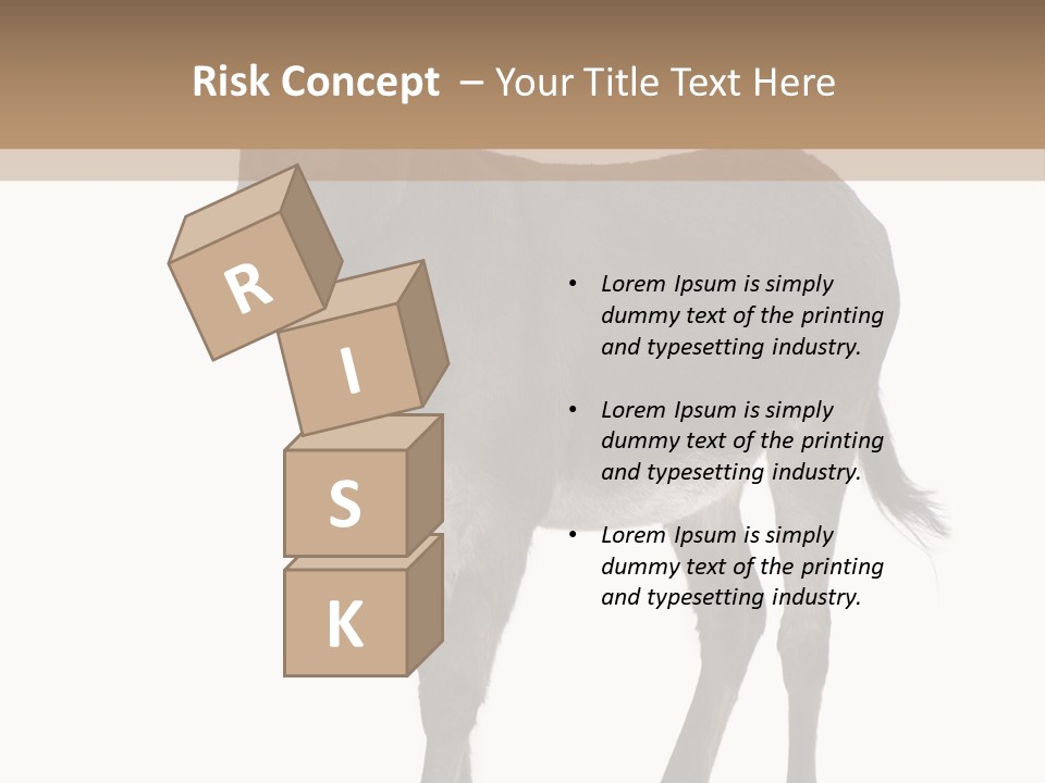 Ass Headstrong Dun PowerPoint Template