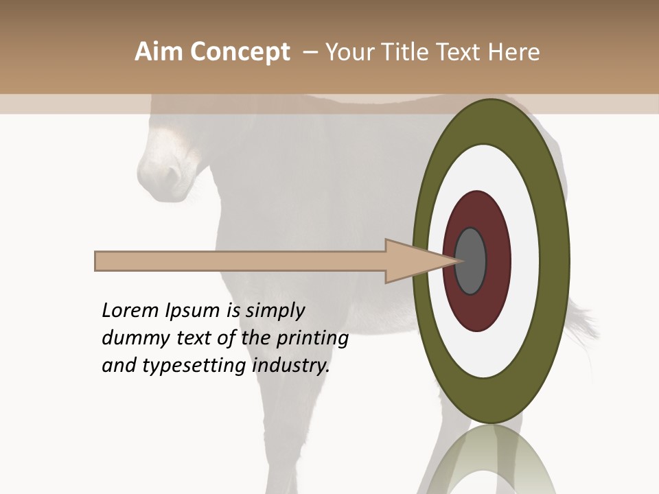 Ass Headstrong Dun PowerPoint Template