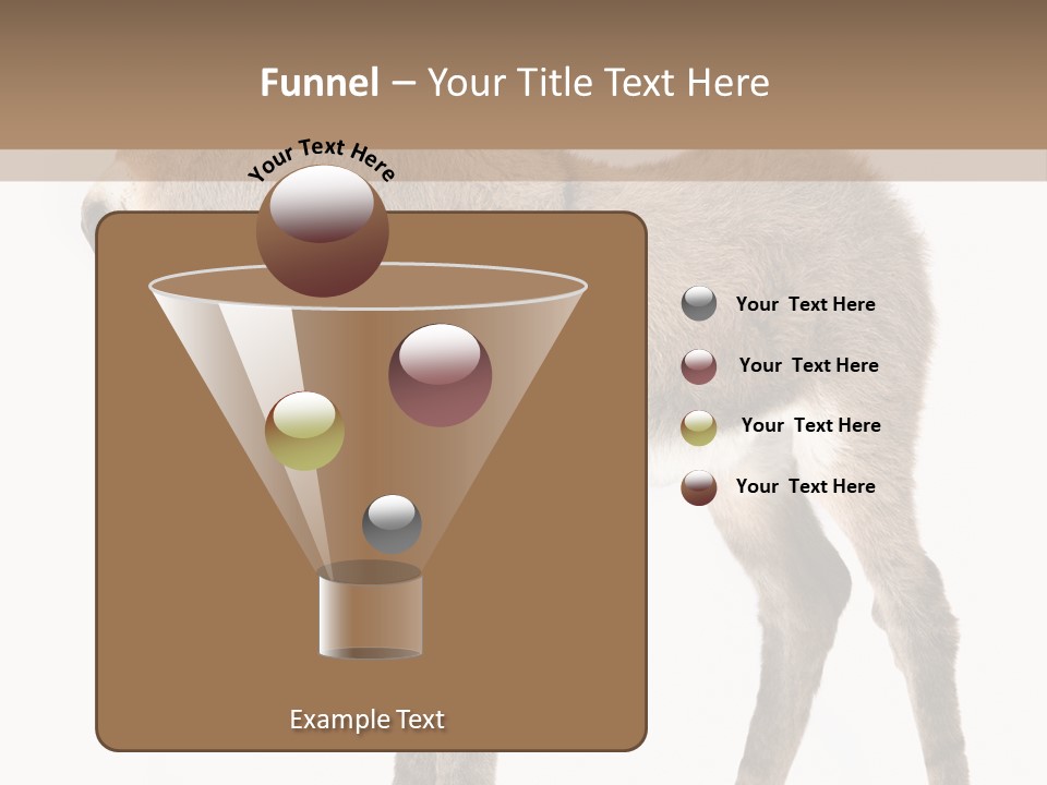 Portrait Baby Whinny PowerPoint Template