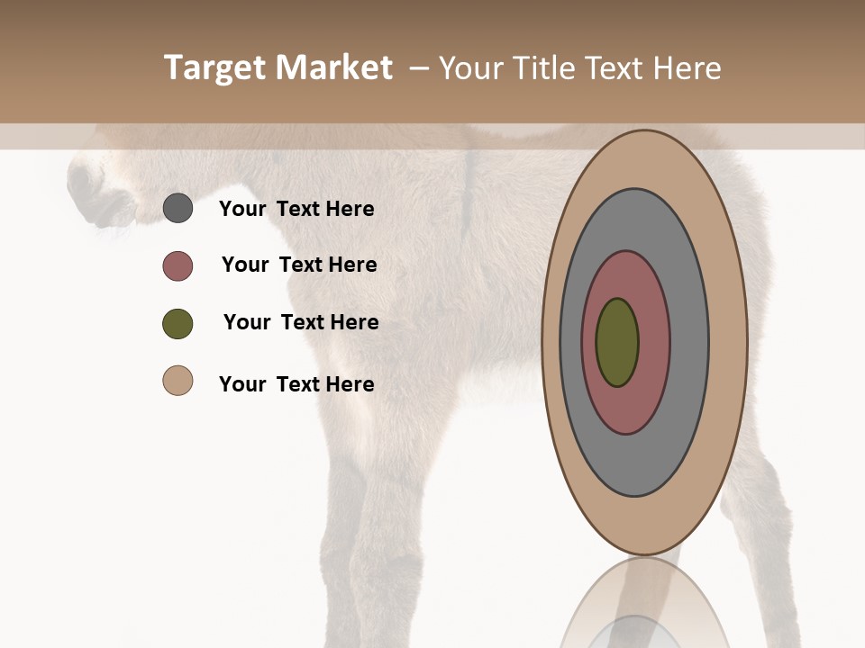 Portrait Baby Whinny PowerPoint Template