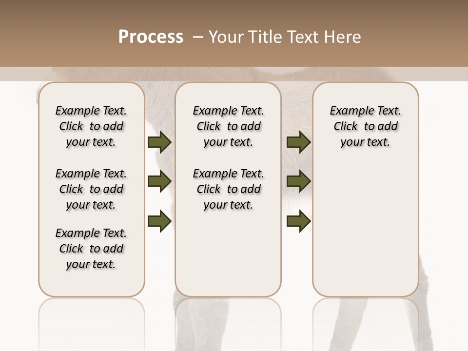Portrait Baby Whinny PowerPoint Template