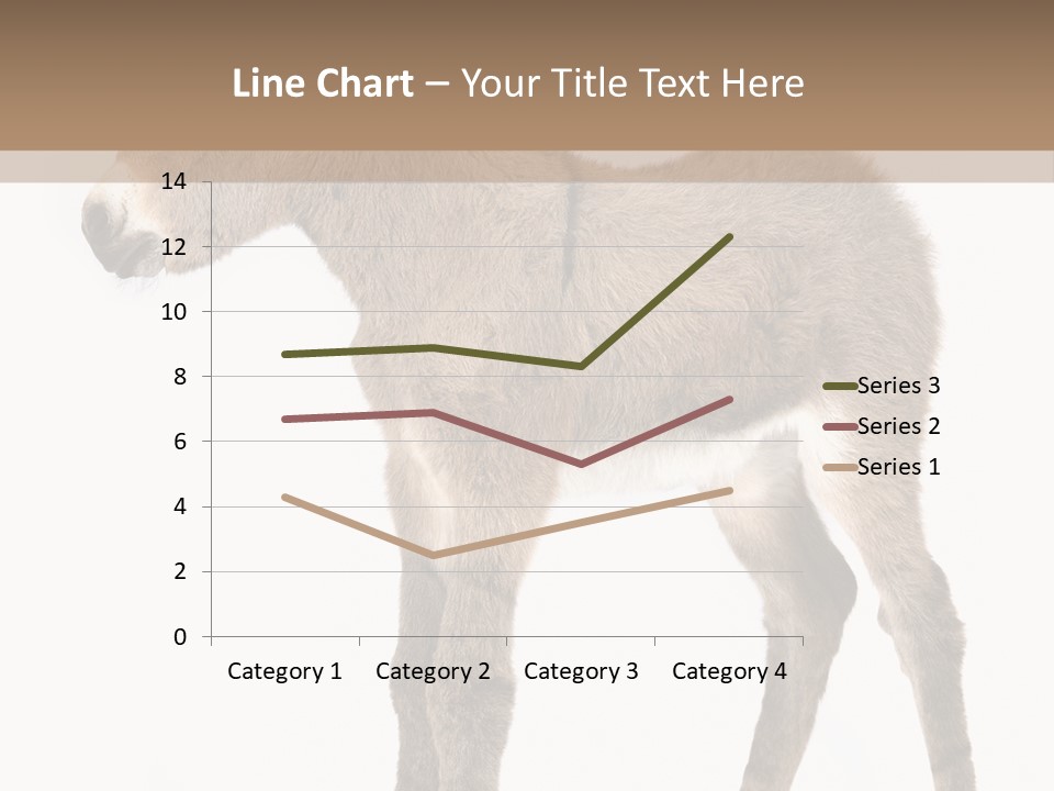 Portrait Baby Whinny PowerPoint Template