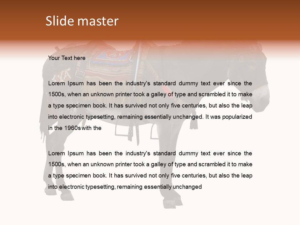 Donkey Entertainment Humor PowerPoint Template