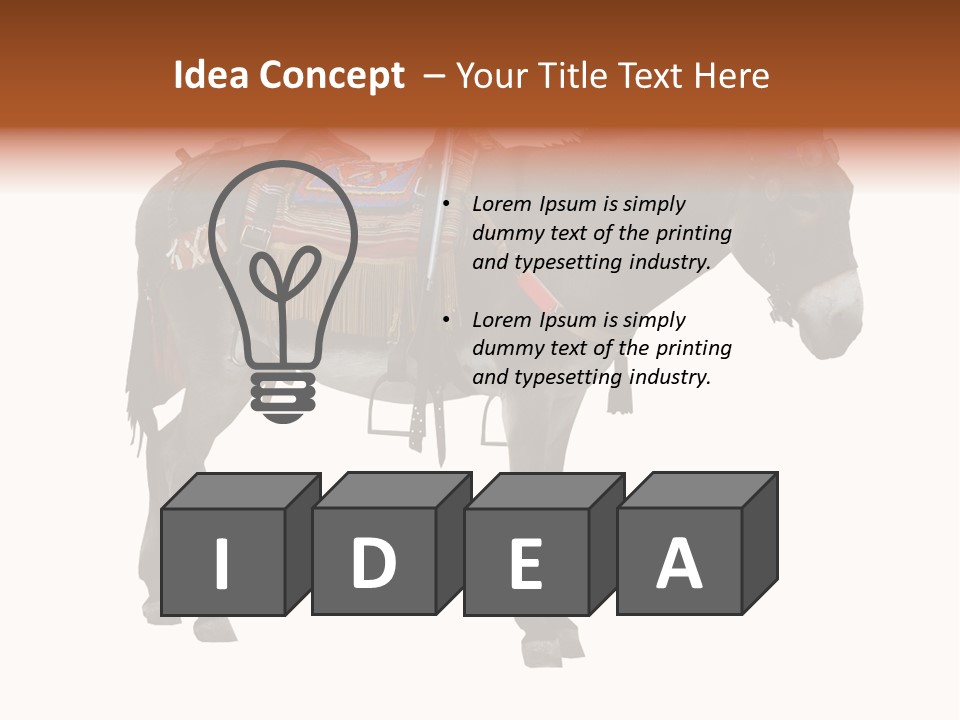 Donkey Entertainment Humor PowerPoint Template