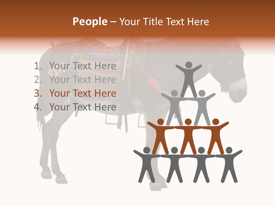 Donkey Entertainment Humor PowerPoint Template