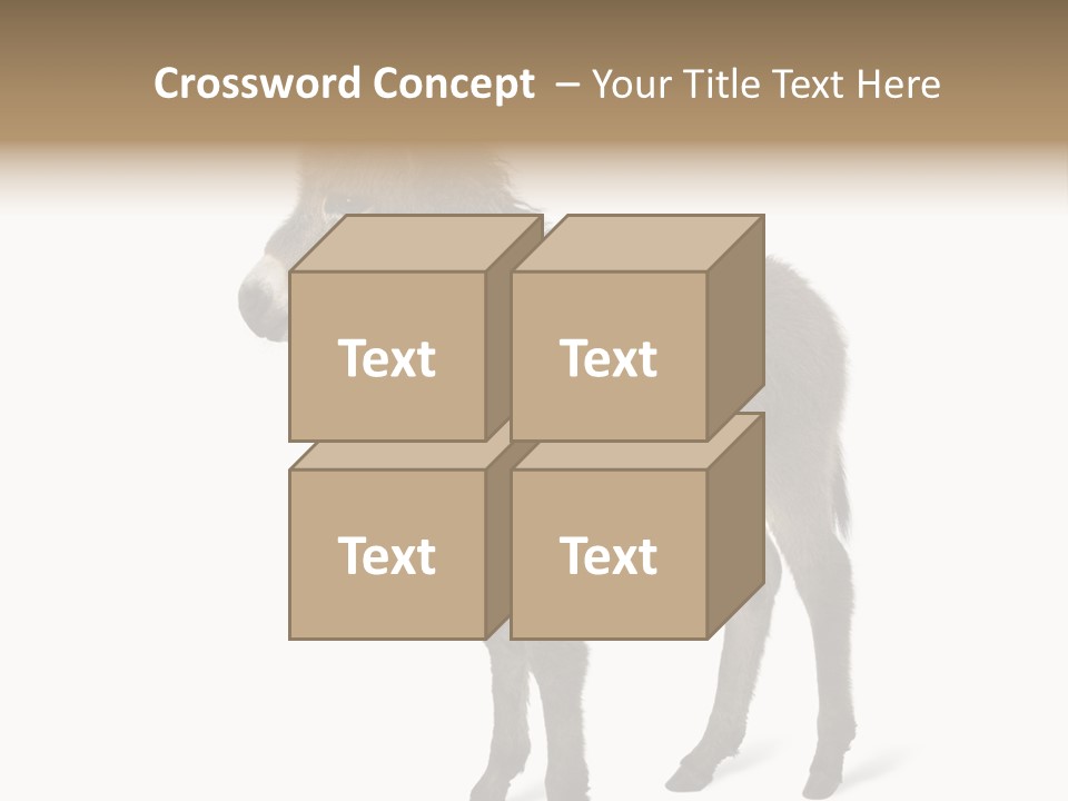 Animal Themes Adorable White Background PowerPoint Template