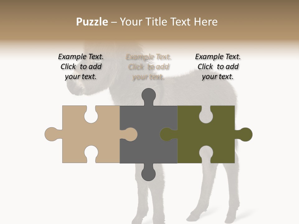 Animal Themes Adorable White Background PowerPoint Template