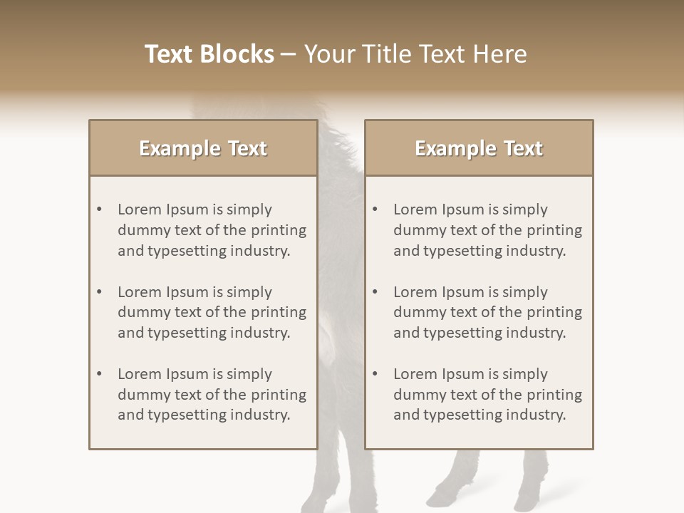 Animal Themes Adorable White Background PowerPoint Template