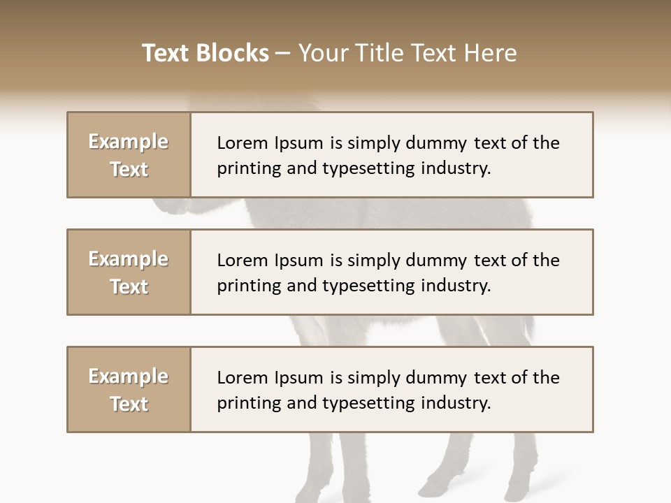 Animal Themes Adorable White Background PowerPoint Template