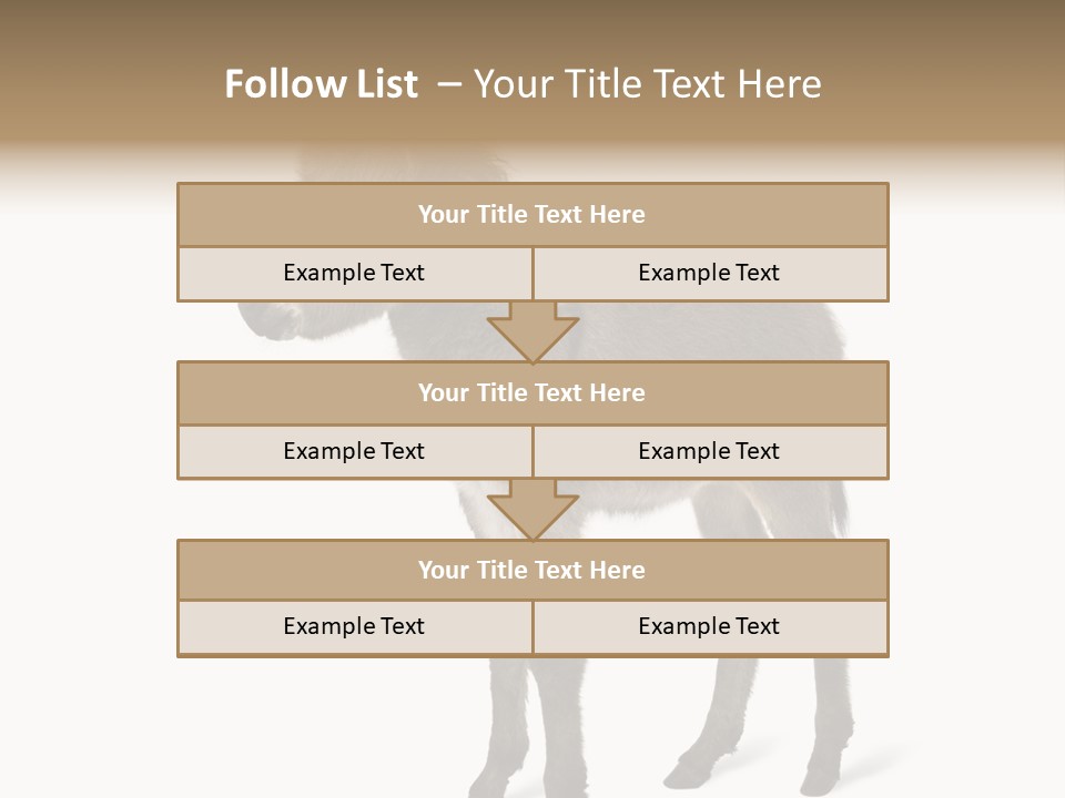 Animal Themes Adorable White Background PowerPoint Template