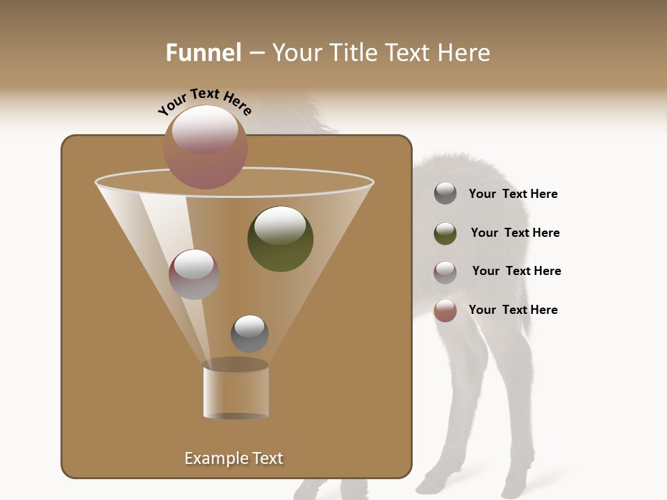 Animal Themes Adorable White Background PowerPoint Template