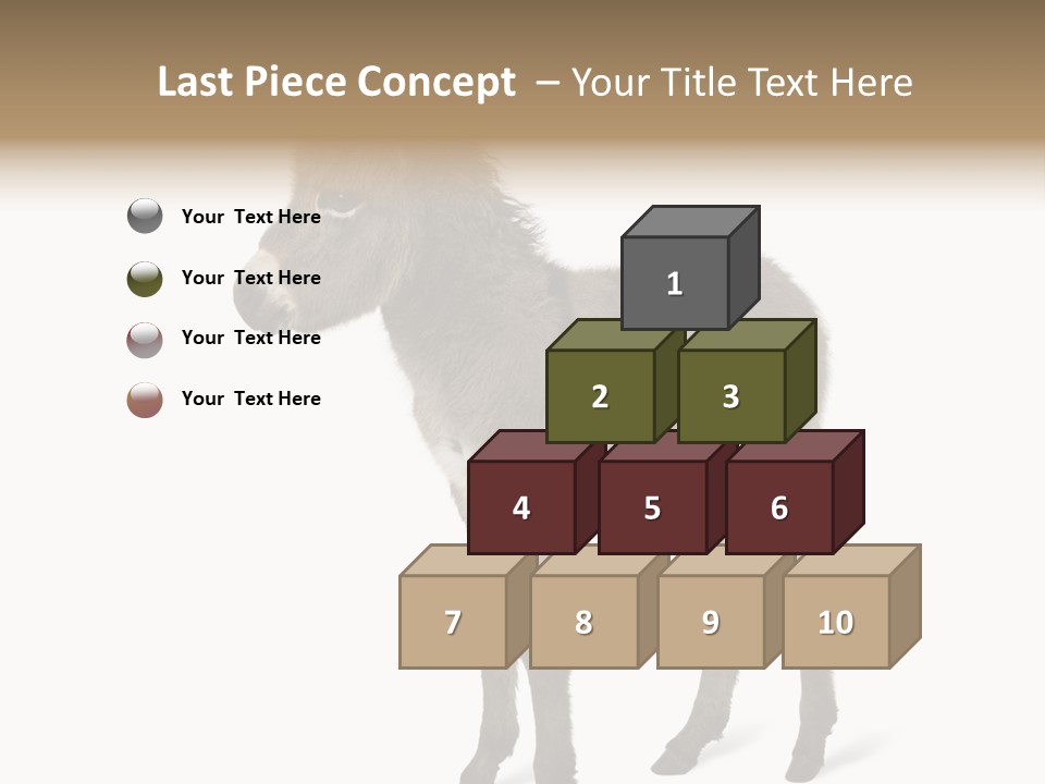 Animal Themes Adorable White Background PowerPoint Template