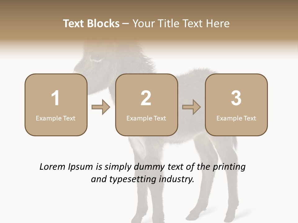 Animal Themes Adorable White Background PowerPoint Template