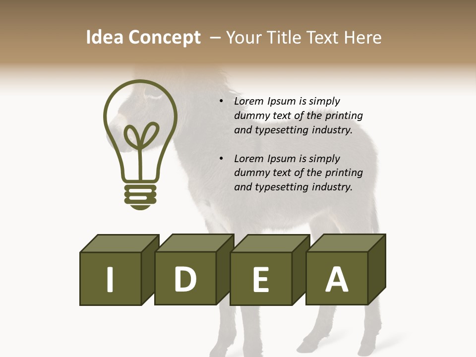 Animal Themes Adorable White Background PowerPoint Template