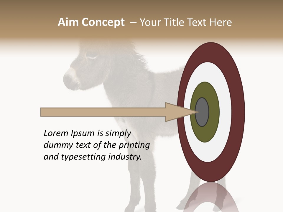 Animal Themes Adorable White Background PowerPoint Template