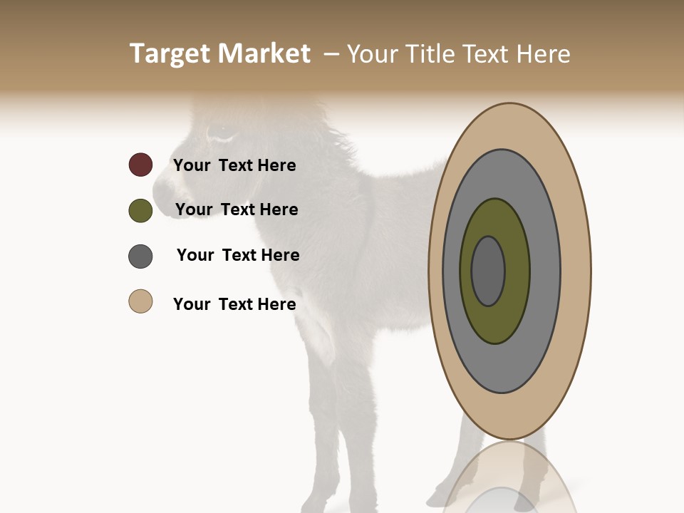 Animal Themes Adorable White Background PowerPoint Template