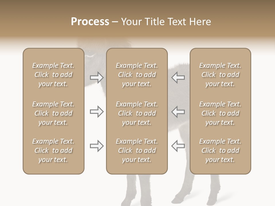 Animal Themes Adorable White Background PowerPoint Template