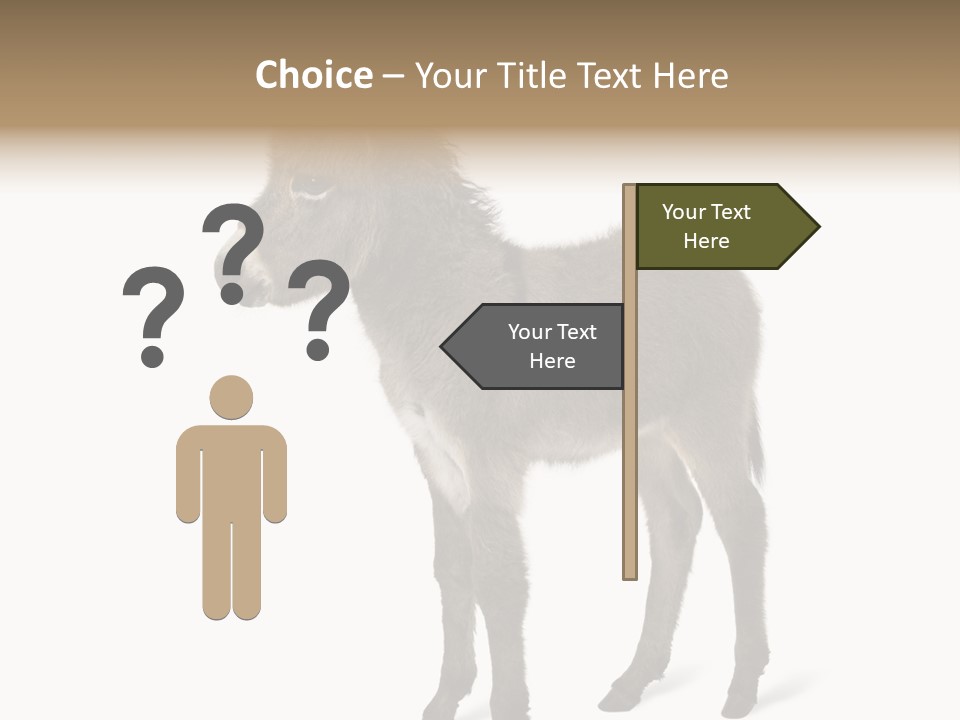 Animal Themes Adorable White Background PowerPoint Template