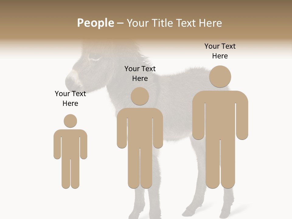 Animal Themes Adorable White Background PowerPoint Template