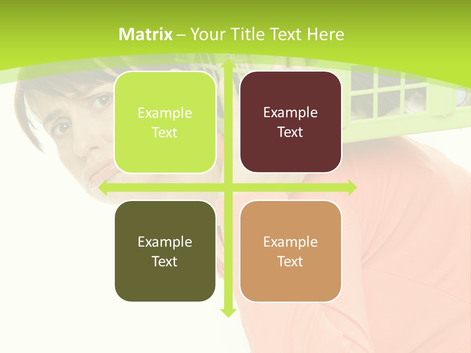 Haare Stress Hausarbeit PowerPoint Template