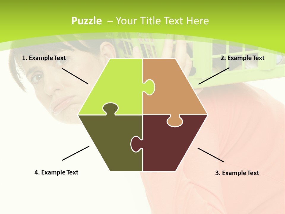 Haare Stress Hausarbeit PowerPoint Template