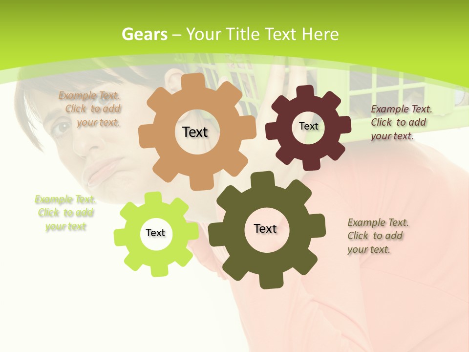 Haare Stress Hausarbeit PowerPoint Template