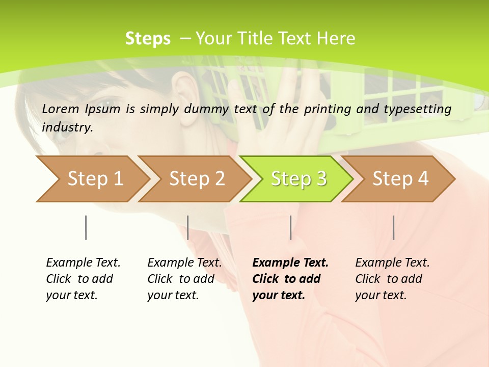 Haare Stress Hausarbeit PowerPoint Template