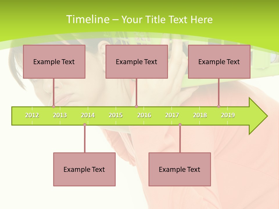 Haare Stress Hausarbeit PowerPoint Template
