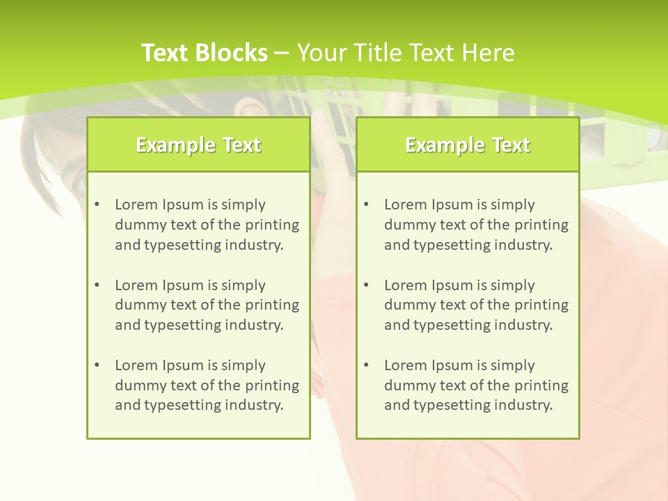 Haare Stress Hausarbeit PowerPoint Template