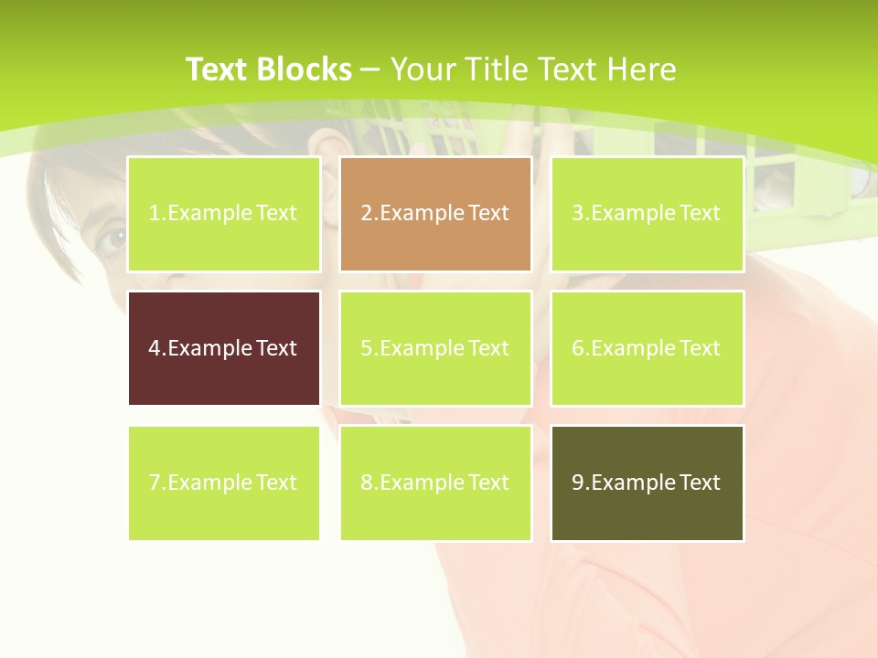 Haare Stress Hausarbeit PowerPoint Template